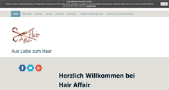 Desktop Screenshot of hair-affair.ch